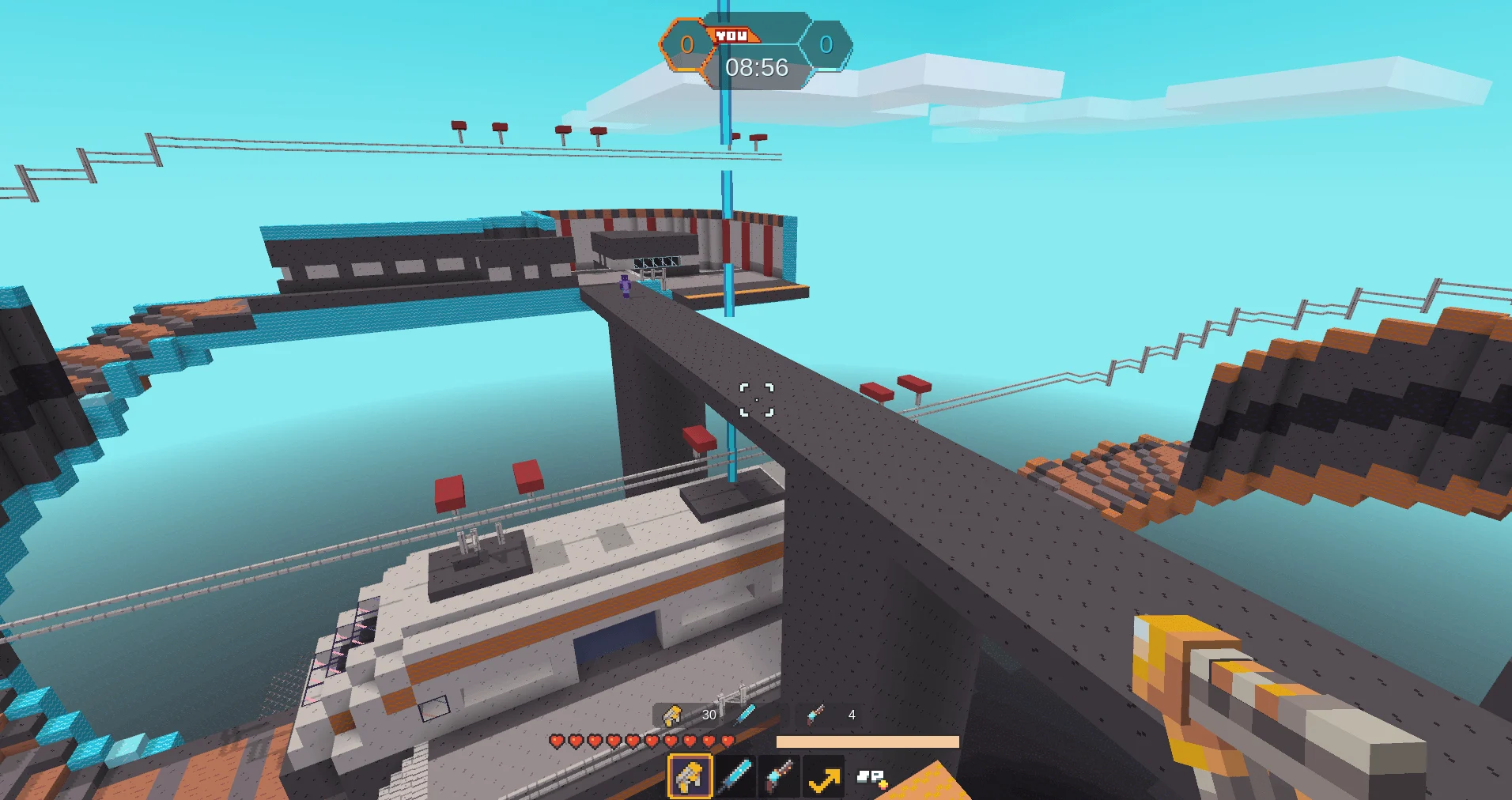 Block League arena gameplay
