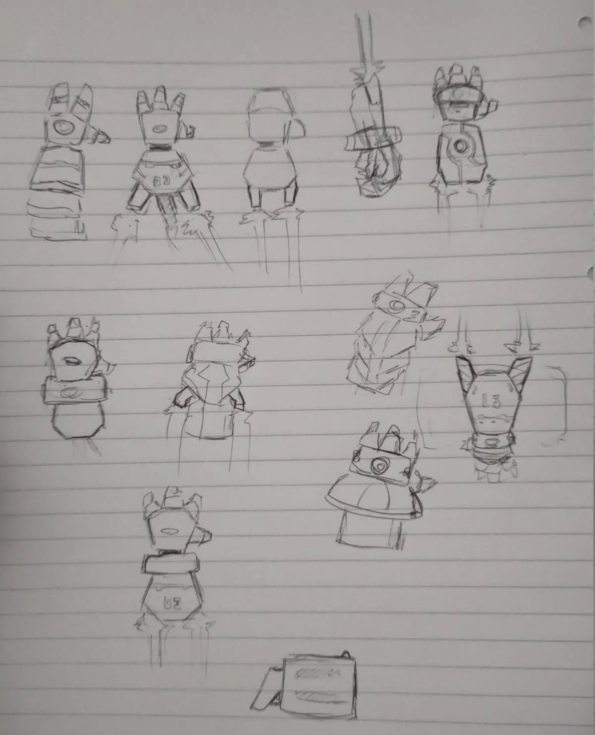 Right Hand weapon paper sketch