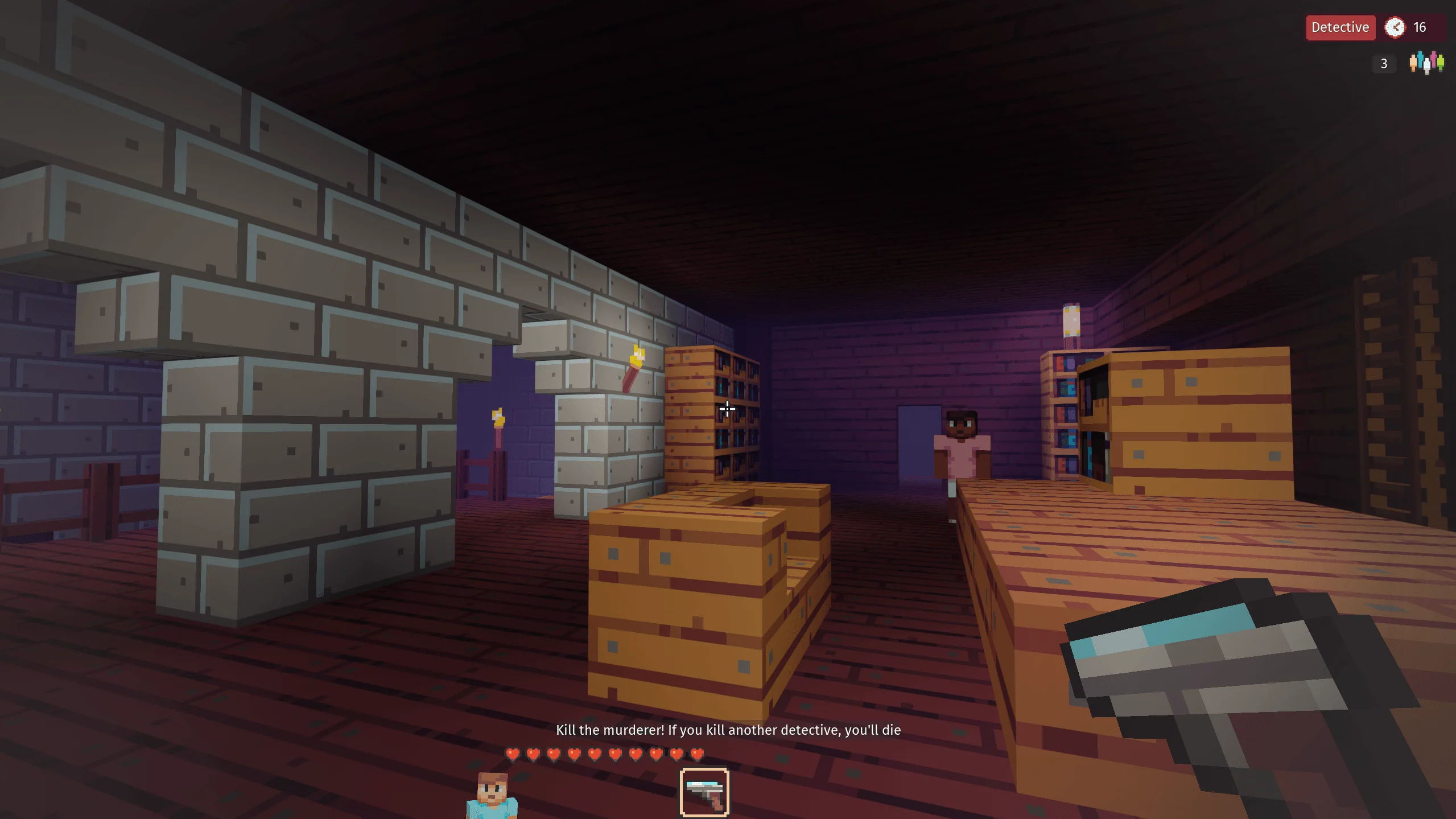 Murder detective gameplay