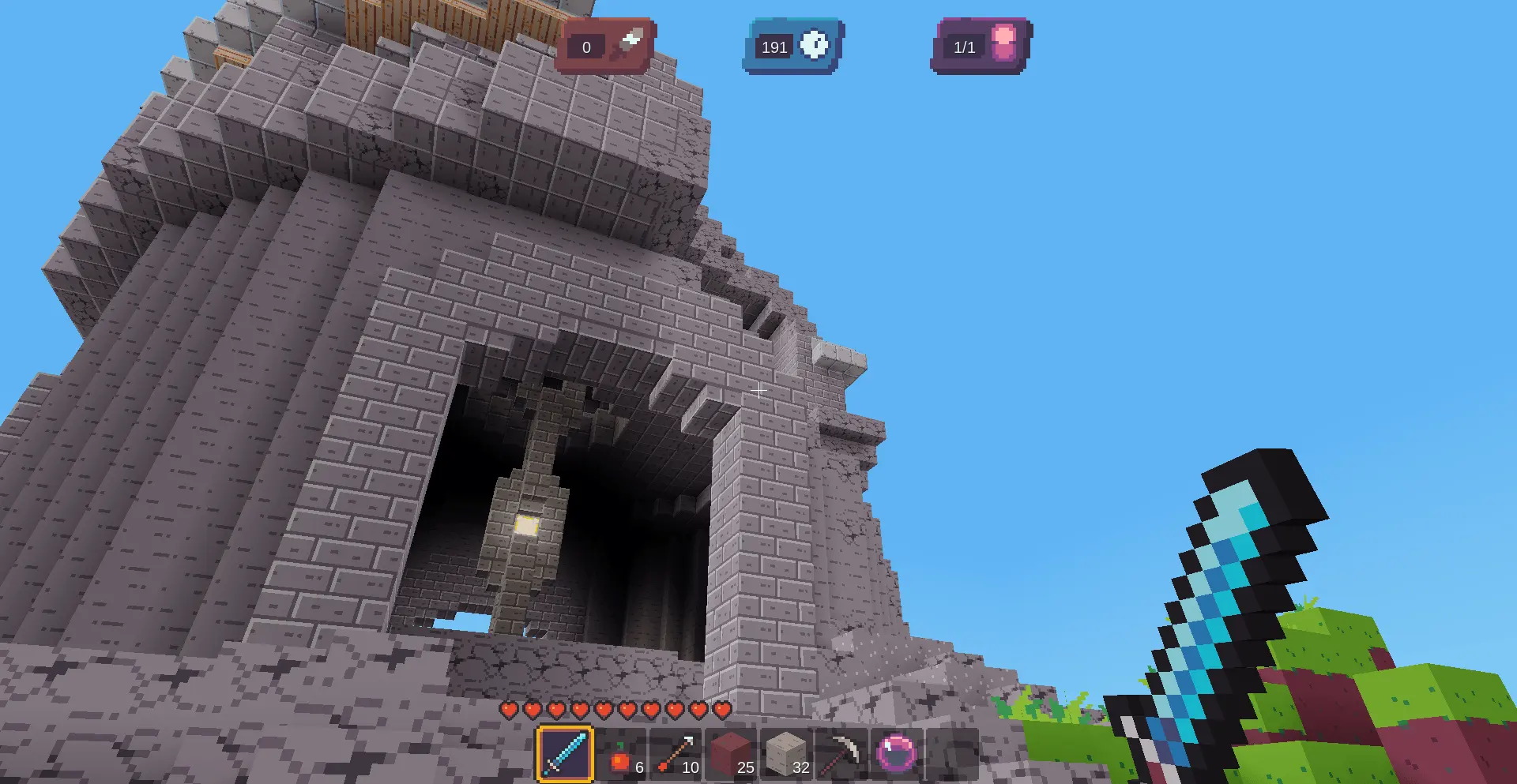 Skywars ruins arena