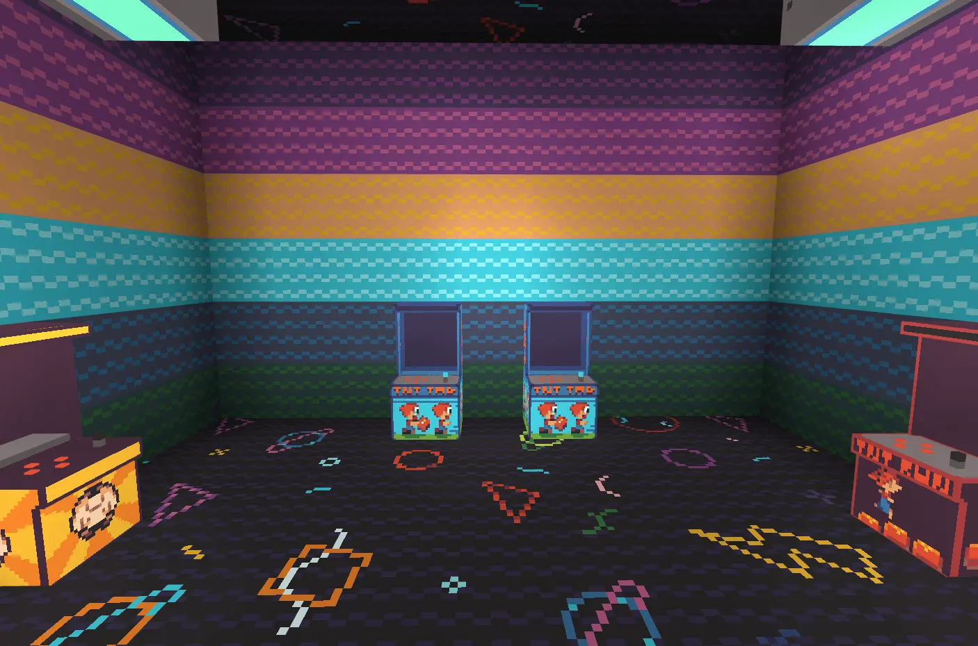 Arcade hub on the A.E.S. server