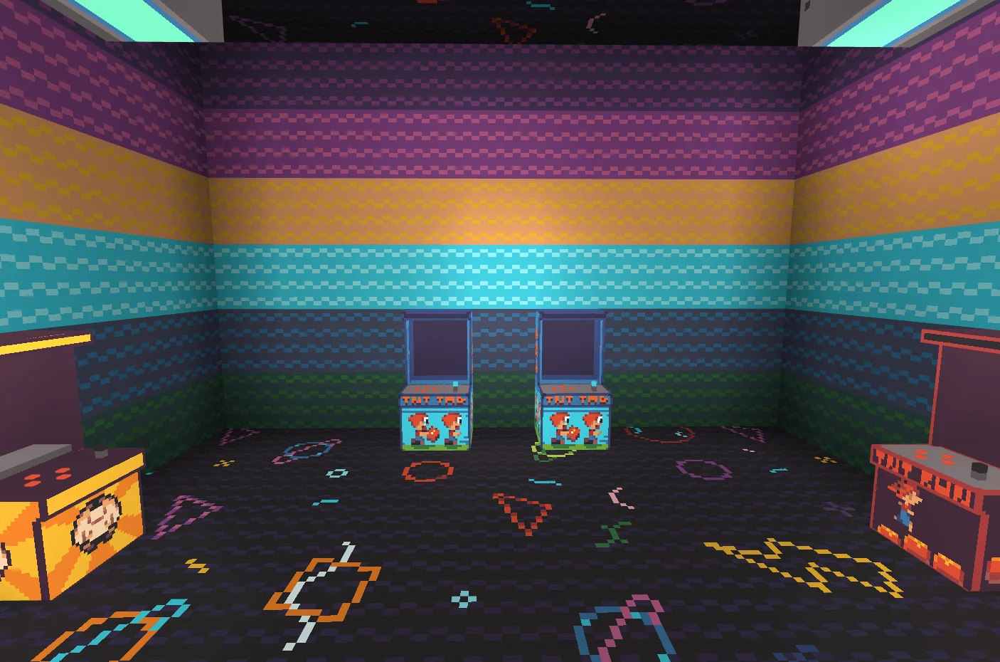 Arcade hub on the A.E.S. server